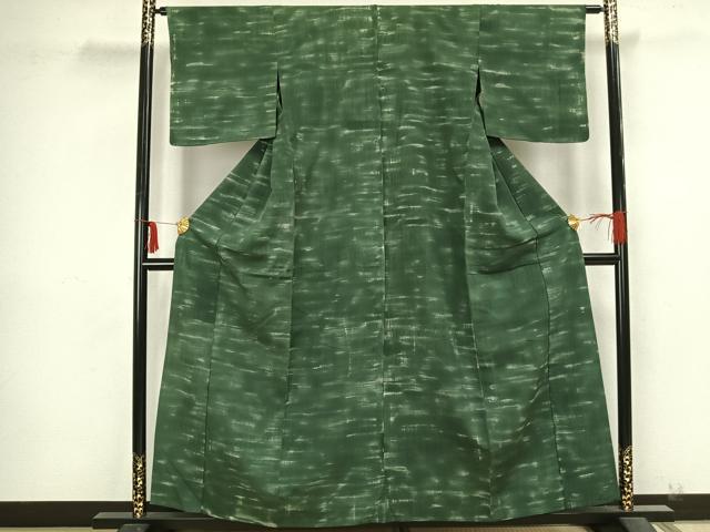 平和屋着物▽上質な小紋　単衣　霞文　正絹　逸品　AAAZ9174fy