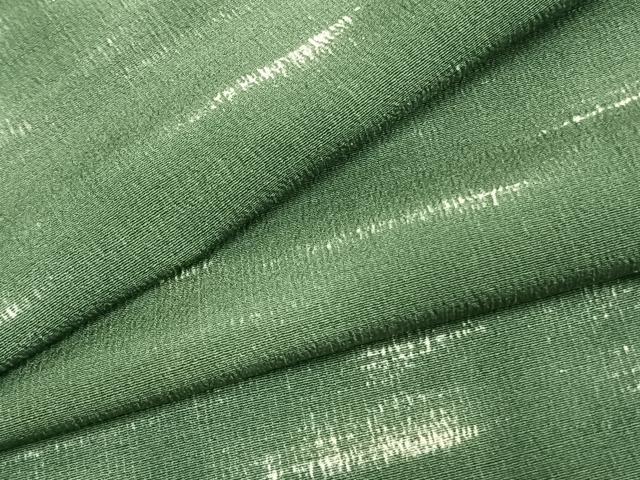 平和屋着物▽上質な小紋　単衣　霞文　正絹　逸品　AAAZ9174fy