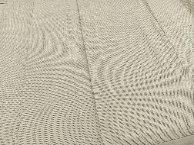 平和屋着物▽本塩沢 単衣 蚊絣 正絹 逸品 AAAZ9175fy