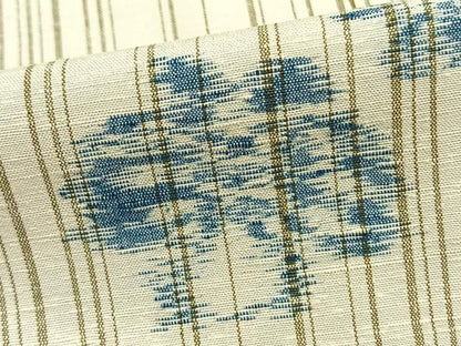 平和屋着物▽上質な紬 単衣 舞花文 正絹 逸品 AAAZ9196fy