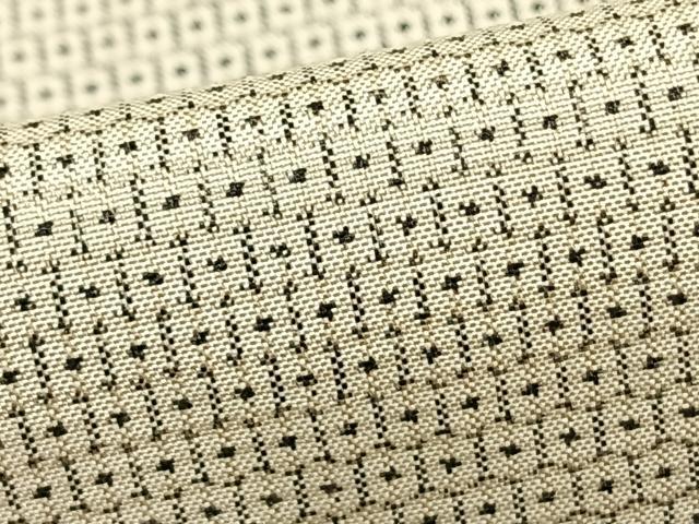 平和屋着物▽男性　本場大島紬　白大島　単衣　100亀甲　総詰め　正絹　逸品　AAAZ9199fy