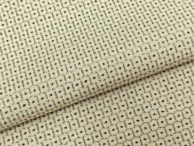 平和屋着物▽男性　本場大島紬　白大島　単衣　100亀甲　総詰め　正絹　逸品　AAAZ9199fy