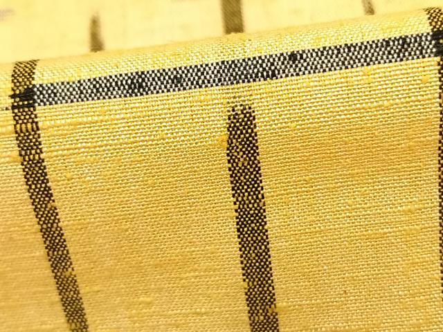 平和屋着物▽上質な紬 単衣 抽象文様 正絹 逸品 AAAZ9203fy