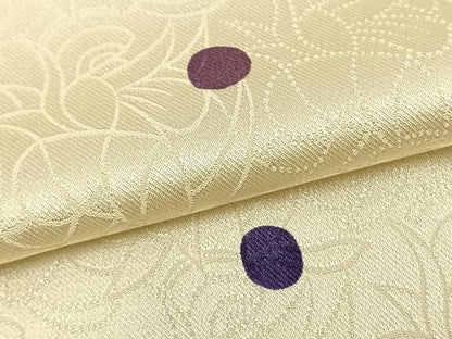 平和屋着物▽上質な小紋 単衣 水玉 正絹 逸品 AAAZ9207fy