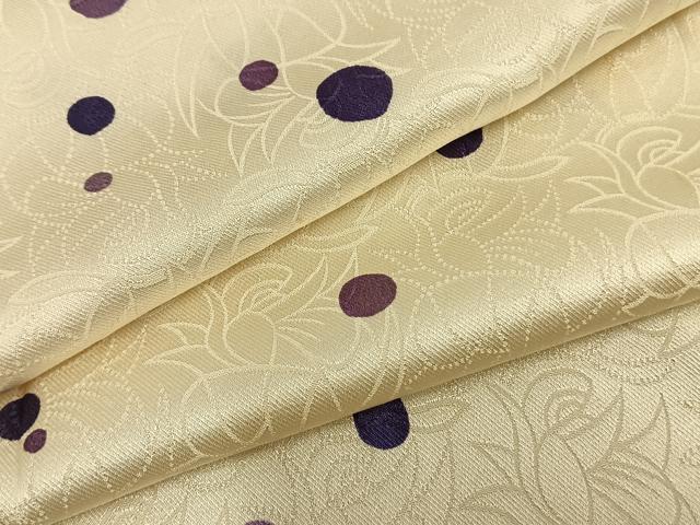 平和屋着物▽上質な小紋 単衣 水玉 正絹 逸品 AAAZ9207fy