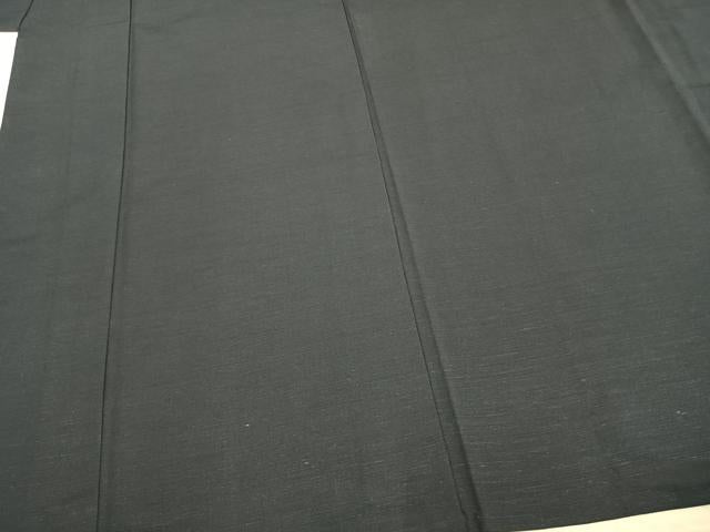 平和屋着物▽男性 紬 単衣 褐返色 正絹 逸品 AAAZ9212fy