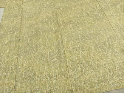 平和屋着物▽上質な紬 単衣 抽象文様 正絹 逸品 AAAZ9216fy
