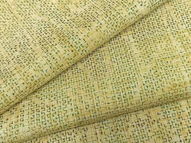 平和屋着物▽上質な紬 単衣 抽象文様 正絹 逸品 AAAZ9216fy