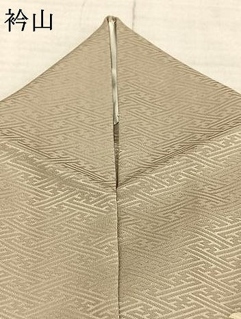 平和屋着物▽銀座きしや　訪問着　単衣　駒刺繍　吉祥花鳥文　金彩　正絹　逸品　AAAZ9226fy