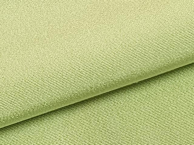 平和屋着物▽上質な色無地 単衣 若菜色 正絹 逸品 AAAZ9241fy
