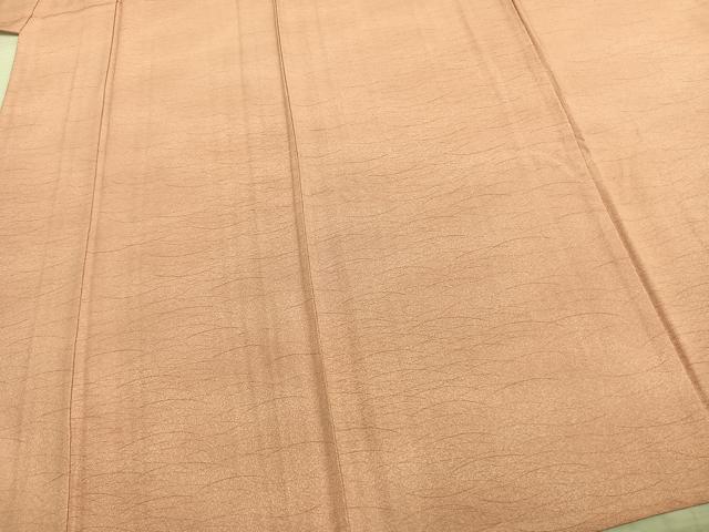 平和屋着物▽上質な小紋　単衣　芝文　暈し染め　正絹　逸品　AAAZ9244fy