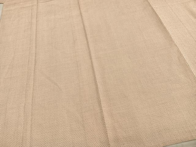 平和屋着物▽本塩沢 単衣 蚊絣 正絹 逸品 AAAZ9246fy