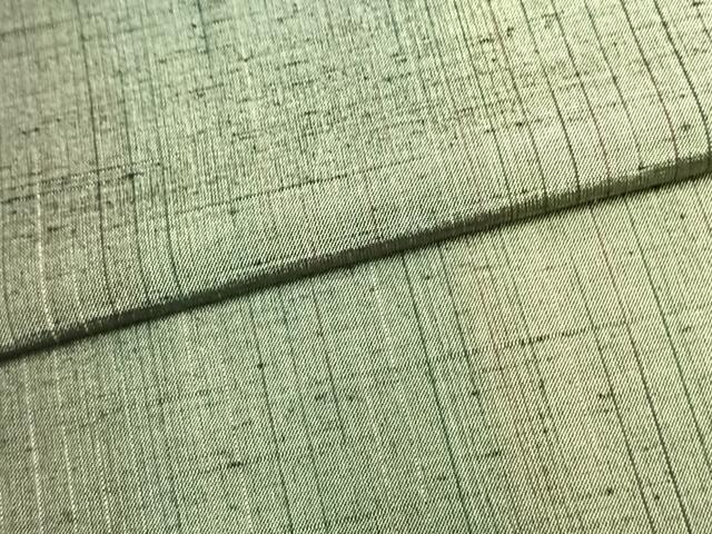 平和屋着物▽上質な紬 単衣 縞 正絹 逸品 AAAZ9249fy