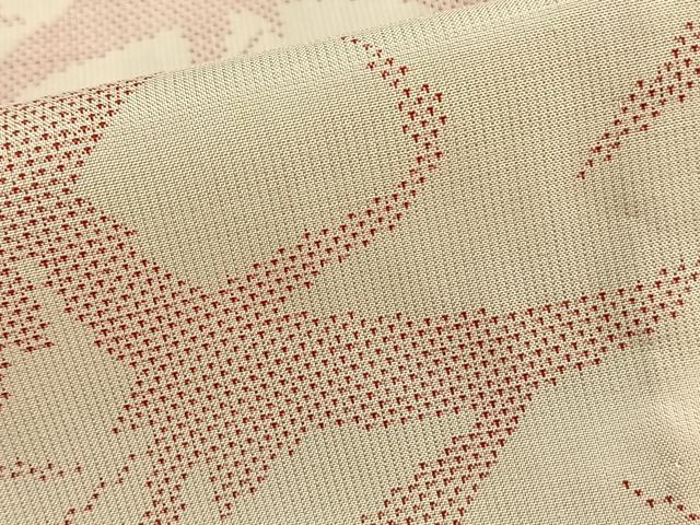 平和屋着物▽本場大島紬 単衣 9マルキ 飛鳥文 岡江紬工場 証紙付き 正絹 逸品 AAAZ9252fy