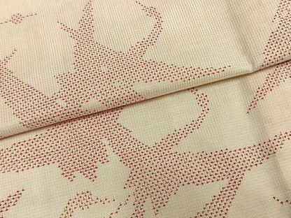 平和屋着物▽本場大島紬 単衣 9マルキ 飛鳥文 岡江紬工場 証紙付き 正絹 逸品 AAAZ9252fy