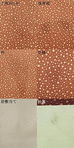 平和屋着物▽上質な小紋 単衣 霞文 正絹 逸品 AAAZ9259fy