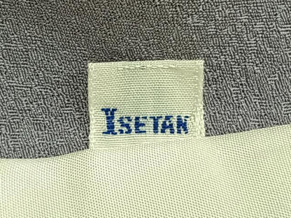 平和屋着物▽上質な色無地 単衣 牡丹鼠色 伊勢丹扱い 正絹 逸品 AAAZ9261fy