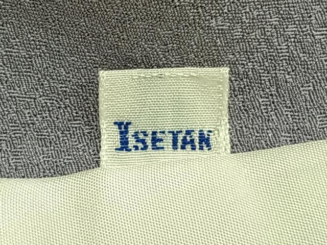平和屋着物▽上質な色無地 単衣 牡丹鼠色 伊勢丹扱い 正絹 逸品 AAAZ9261fy