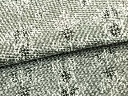 平和屋着物▽雪匠紬 単衣 花尽くし 手織 証紙付き 正絹 逸品 AAAZ9267fy