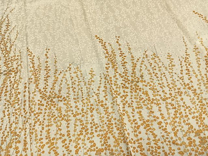 平和屋着物▽訪問着 単衣 枝花文 金彩 正絹 逸品 AAAZ9281fy
