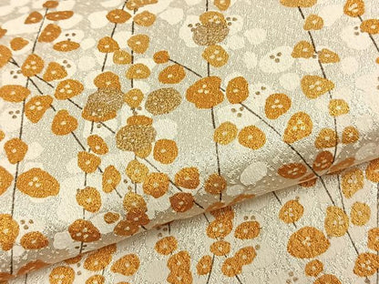 平和屋着物▽訪問着 単衣 枝花文 金彩 正絹 逸品 AAAZ9281fy