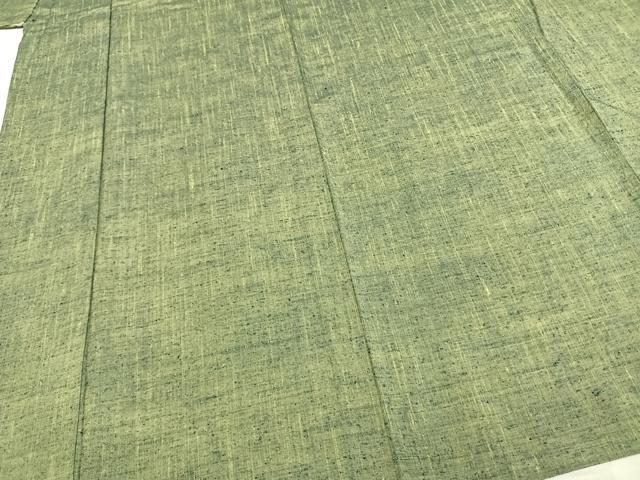平和屋着物▽上質な紬 単衣 霞文 正絹 逸品 AAAZ9285fy