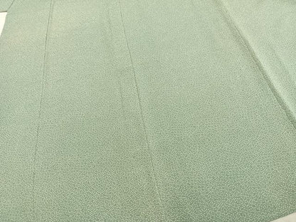 平和屋着物▽上質な小紋 単衣 あられ文 鬼しぼ縮緬 正絹 逸品 AAAZ9286fy