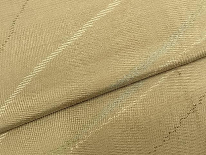 平和屋着物▽本場大島紬 単衣 変わり縞 正絹 逸品 AAAZ9303fy