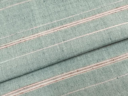 平和屋着物▽上質な紬 単衣 横縞 正絹 逸品 未使用 AAAZ9305fy