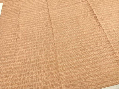 平和屋着物▽上質な小紋 単衣 お召地 霞文 正絹 逸品 AAAZ9306fy