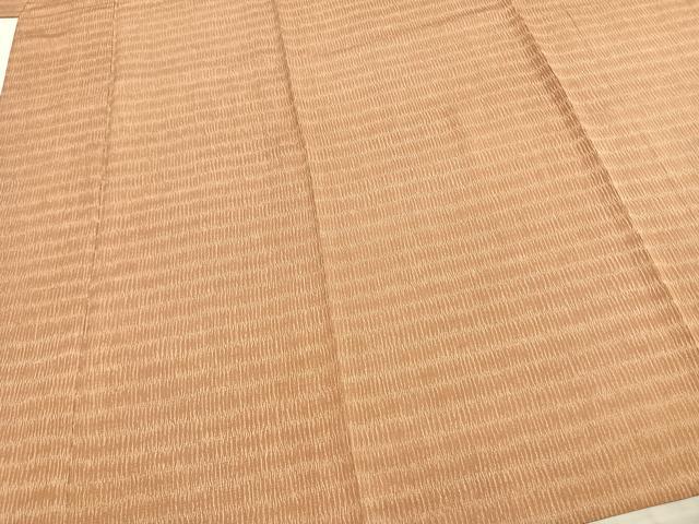 平和屋着物▽上質な小紋 単衣 お召地 霞文 正絹 逸品 AAAZ9306fy