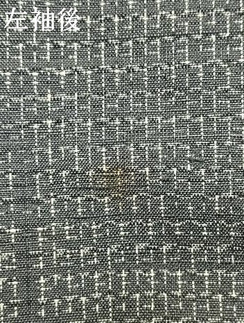 平和屋着物▽結城紬 単衣 80亀甲 色紙重ね文 正絹 逸品 AAAZ9311fy