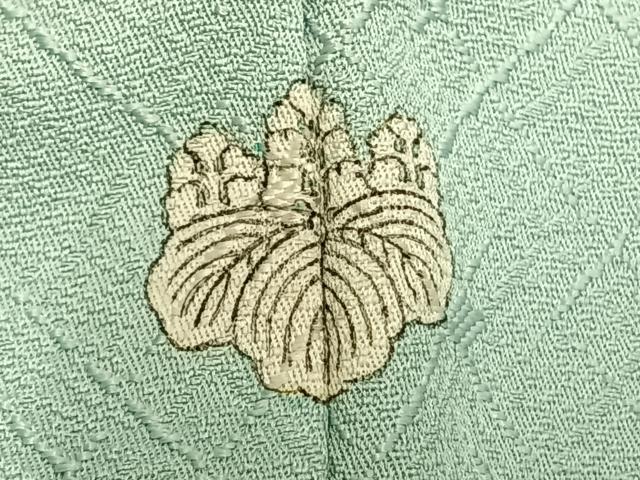 平和屋着物▽上質な色無地 単衣 抽象地紋 白藍色 正絹 逸品 未使用 AAAZ9322fy