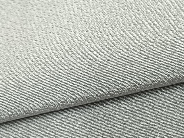 平和屋着物▽上質な色無地　単衣　灰青色　正絹　逸品　AAAZ9327fy