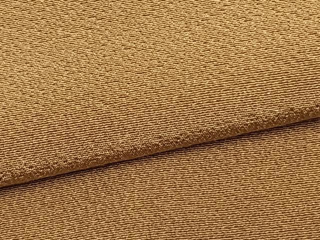 平和屋着物▽上質な色無地 単衣 黄土色 正絹 逸品 AAAZ9335fy