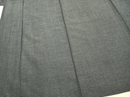 平和屋着物▽男性 紬 単衣 縞 正絹 逸品 AAAZ9347fy