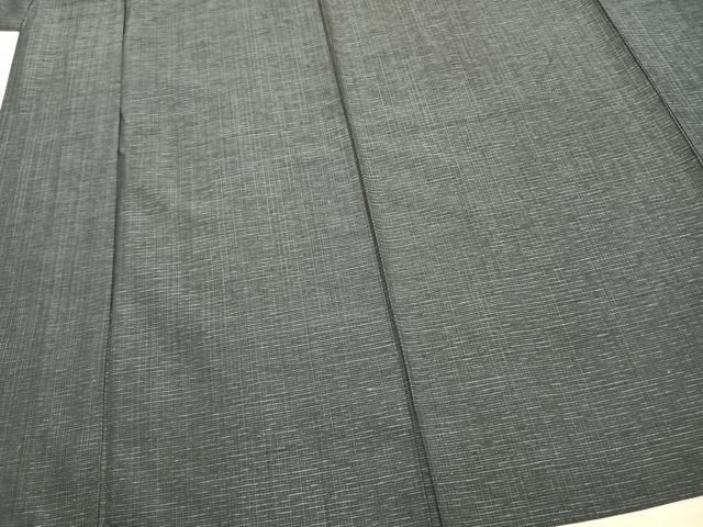 平和屋着物▽男性 紬 単衣 縞 正絹 逸品 AAAZ9347fy