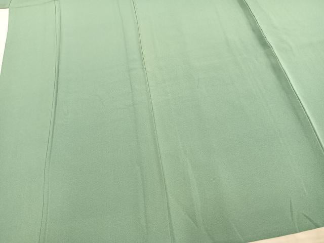平和屋着物▽上質な色無地 単衣 薄青色 正絹 逸品 未使用 AAAZ9353fy