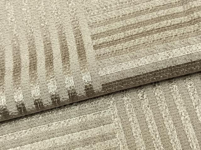 平和屋着物▽上質な小紋 単衣 市松文 正絹 逸品 AAAZ9374fy
