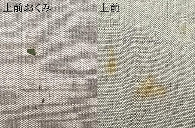 平和屋着物▽上質な紬　単衣　間道　正絹　逸品　AAAZ9378fy