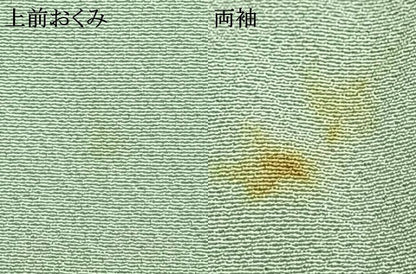 平和屋着物▽本草木染作家　瑞寶　訪問着　単衣　草花文　金彩　正絹　逸品　AAAZ9386fy
