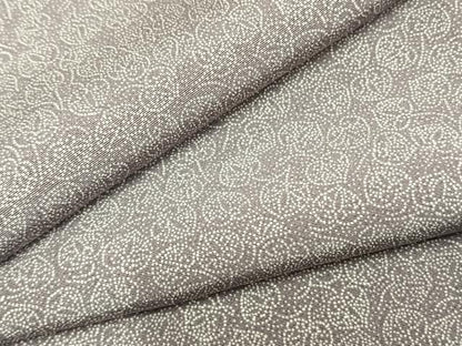 平和屋着物▽江戸小紋 単衣 葉尽くし 正絹 逸品 未使用 AAAZ9390fy