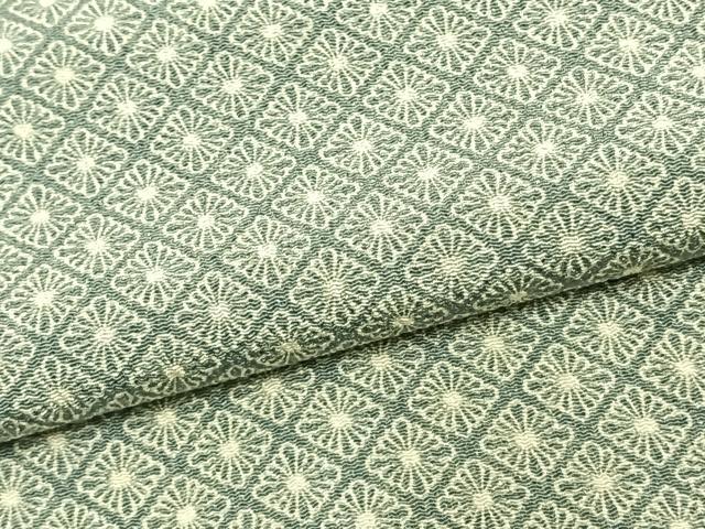 平和屋着物▽上質な小紋 単衣 花尽くし 正絹 逸品 AAAZ9400fy