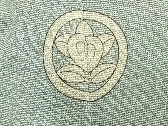 平和屋着物▽訪問着 単衣 枝花文 正絹 逸品 AAAZ9402fy