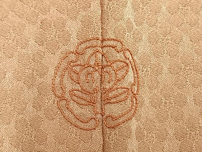 平和屋着物▽訪問着 単衣 総刺繍 草花文 暈し染め 正絹 逸品 AAAZ9410fy