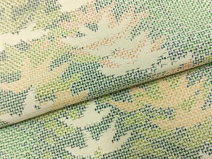平和屋着物▽上質な紬 単衣 松文 正絹 逸品 AAAZ9417fy