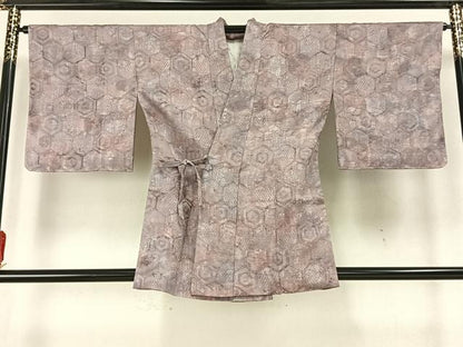 平和屋着物∞道中着　亀甲文様　正絹　逸品　未使用　AAAZ9448fy