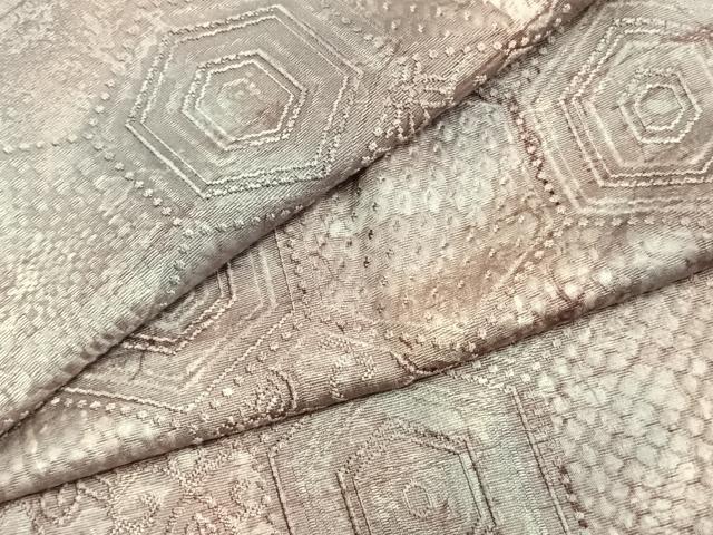 平和屋着物∞道中着　亀甲文様　正絹　逸品　未使用　AAAZ9448fy
