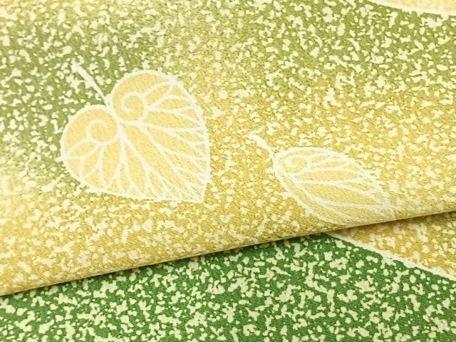平和屋着物▽訪問着 単衣 舞葉文 洗える着物 AAAZ9467fy