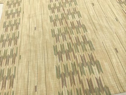 平和屋着物▽小紋 単衣 矢羽文 洗える着物 AAAZ9472fy